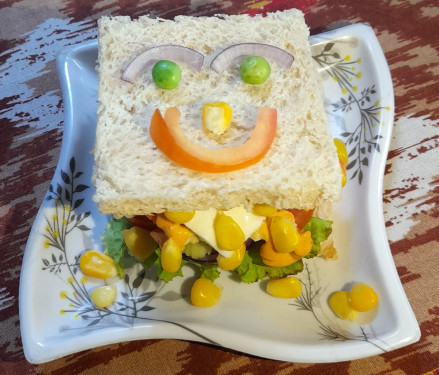 White Bread Corn Cheese Sandwich [1 Pc(2 Layer)