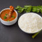 Steamed Rice +chicken Pepper Masala