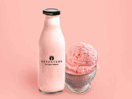 Strawberry Blended Ice Cream Shake