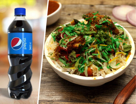 Chicken Hyderabadi Biryani Pepsi 600 Ml