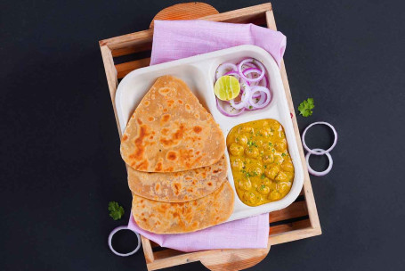 Chole With Paratha Lunchbox