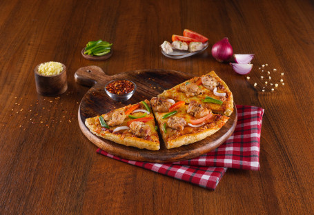 Malai Chicken Kebab Semizza [Half Pizza]