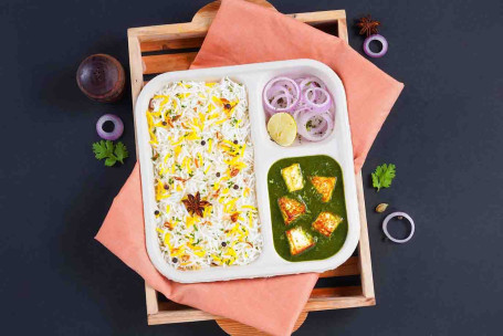 Cutie de prânz cu orez Palak Paneer