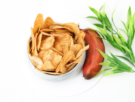 Organic Red Banana Pizza Chips 100Gm