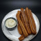 Classic Vanilla Churros 9 Pieces White Chocolate Dip