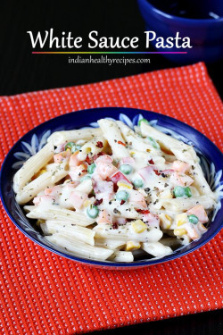 Veg White Sauce Cheese Pasta