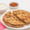 Aloo Paratha With Curd And Pickle