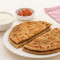 Punjabi Mooli Paratha With Curd And Pickle