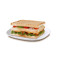 Sandwich Di Verdure Grigliate E Formaggio