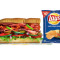 Chips With Non Veg Sub Combo (15 Cm, 6 Inch)