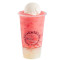 Strawberry Ice Blended With Lychee Jelly And Ice Cream