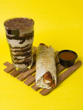 Paneer Roll Chocolate Nutella Shake