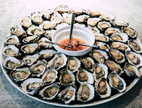 Seasoned Raw Oysters