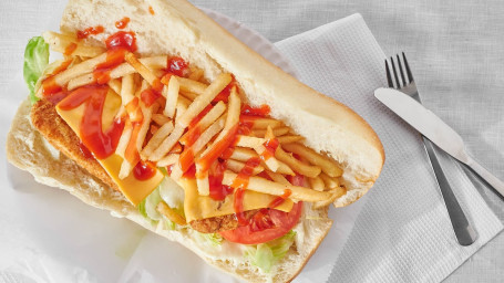 4. Chicken Sandwich With French Fries Soda