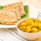 Aloo Mutter Con Parathas