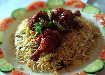 Special Chicken Lollipop Biryani