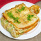 Chicken Cheese Bread Omelette