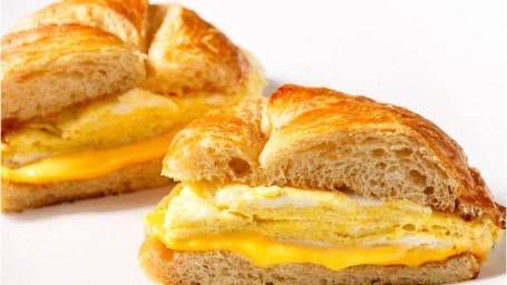Oversized Egg Cheese Croissant Sandwich