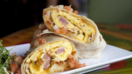 Burrito De Mic Dejun Cu Șuncă Foame