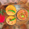 Fried Bharwa Litti -Chokha With Raw Tomato Chutney [Bs]