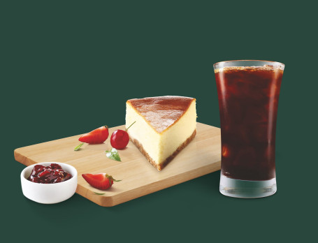Tall Cold Brew Black Med New York Cheese Cake