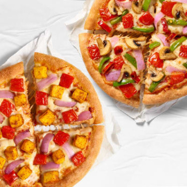 Ofertă Super Valoare: 2 Pizza Personale Cu Legume Începând De La 299 Rs