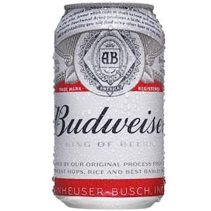 Budweiser Beer 350Ml Can