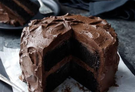 Mørk Trøffelchokoladekage