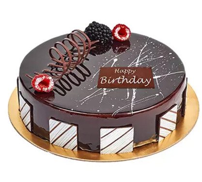 Choco Vanilla Eggless Cake (500 Gms)