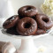 Donut med mørk chokolade