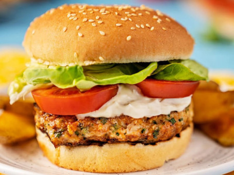 Spinach And Corn Burger