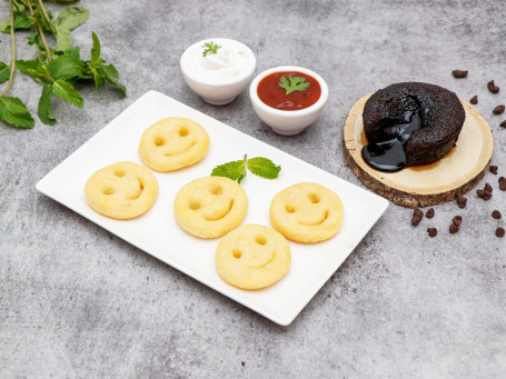 Smiley Fries Choco Lava Cake