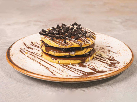 Mini Pancake With Nutella And Oreo Chunks 8 Pc