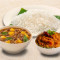 Black Chana (Usal), Kaddu Ki Sabzi With Rice