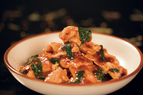 Chicken With Chillies And Basil
