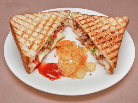 Grilled Lamb And Cheese Sandwich