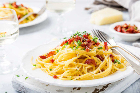 Spaghetti Aglio E Olio Bacon