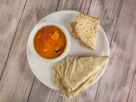 Combo-3(Paneer Butter Masala+2Roomali Roti+Papad)