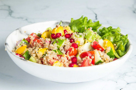 Quinoa Salad Bowl Cheese Chilli Toast