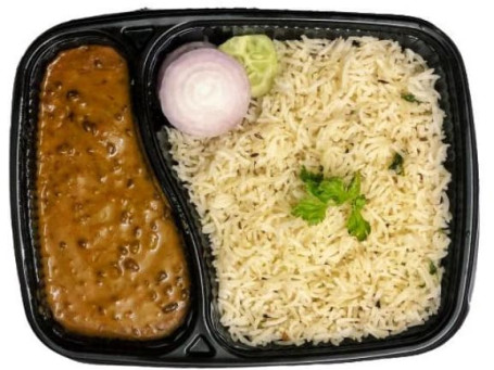 Jeera Rice Dal Makhni Salad Combo