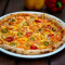 10 Jalapeno Red and Yellow Pepper Red Onion and Cheddar Pizza