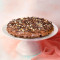 Walnoot Brownie Wafel Cake (Enkele Laag)
