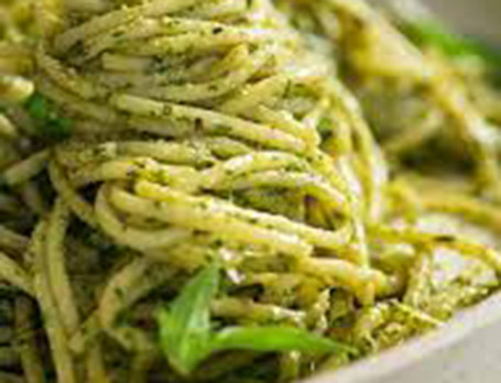 Ligurian Pesto With Spaghetti