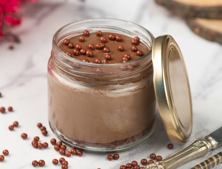 Choco Mouse Jar Cake