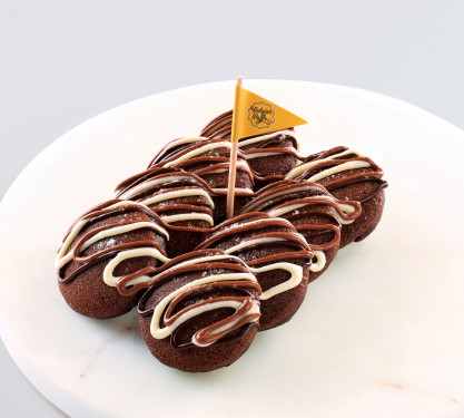 Triple Chocolade Mini Pannenkoeken (8 Stuks)