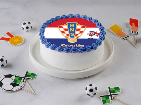 Croatia Team Theme Photo Cake