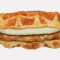 Sausage, Egg Waffle Sandwich