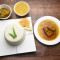 Rice Dal Sabji Bhaja Ruhi Fish Curry (120 Gms) Combo