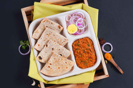 Pollo Kheema Integrale Chapati Lunchbox
