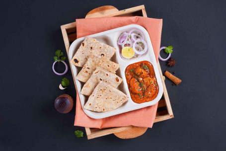 Smoked Butter Chicken Chapati Lunchbox (Guilt Free)